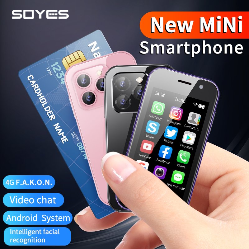 Factory Wholesale 14PRO Mini flip phone 3 inch with 3G/4G Network flip phones for sale smart mobile phones